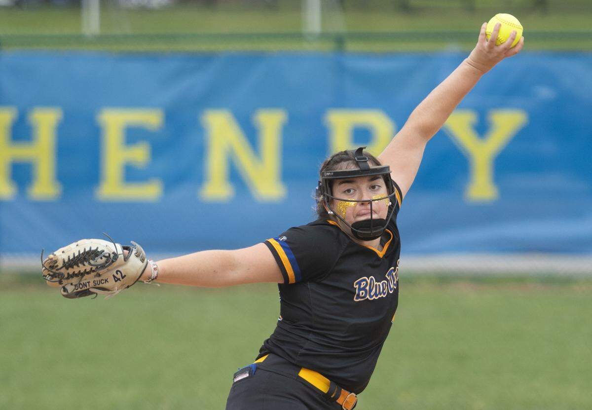 Ella Smith has been Henry Clay’s primary starting pitcher since seventh grade. Now a freshman, Smith is on pace to help lead the Blue Devils to their first winning season since 2016.