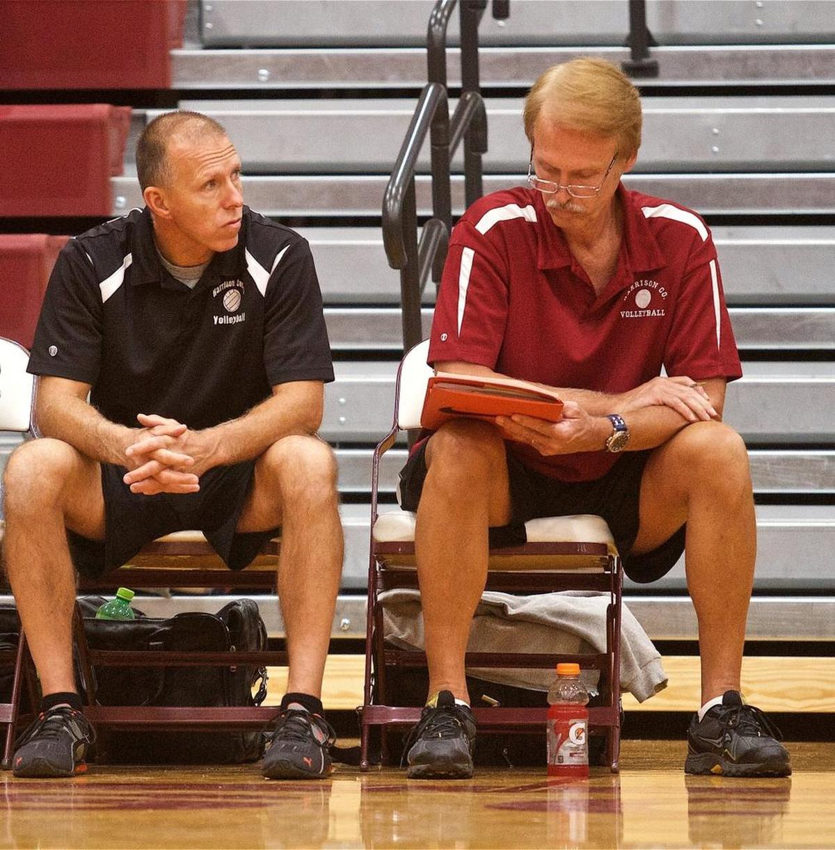 Harrison County volleyball coach Bill Faulkner founded the program in 2001. Faulkner, who also practices dentistry in Cynthiana, is the only head coach the program has ever had.