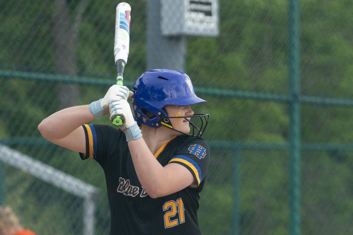 Haley McGuire, an eighth-grader, leads Henry Clay in runs (31) and home runs (five) this season and is one of seven starting underclassmen on the softball team.