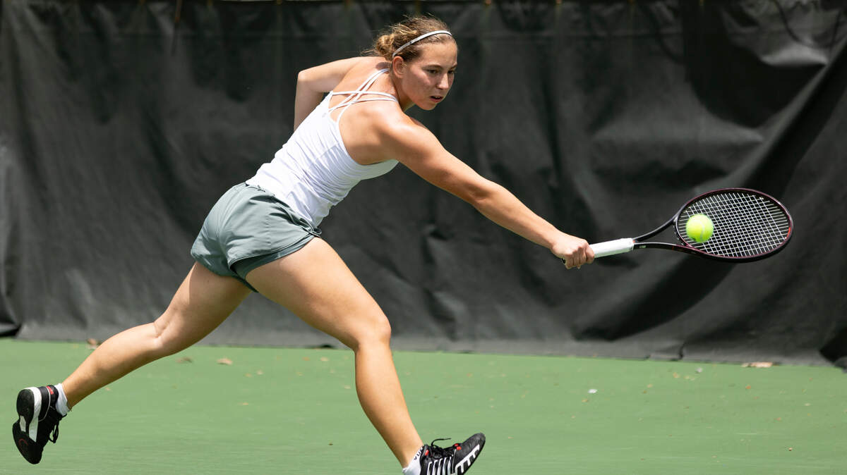 Scott County’s Sydney Zakic won six matches across three days to capture the girls state singles championship.