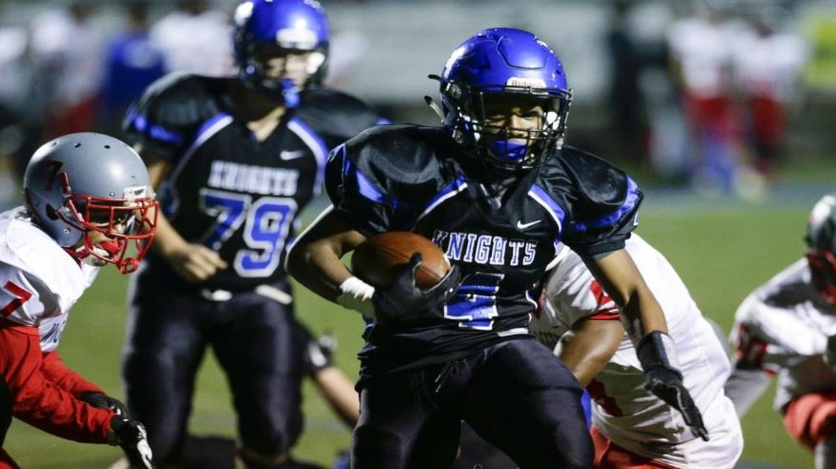 Lexington Catholic running back Dameon Jones had 69 receiving yards, 48 rushing yards and two touchdowns in the Knights’ victory over Waggener on Friday night.