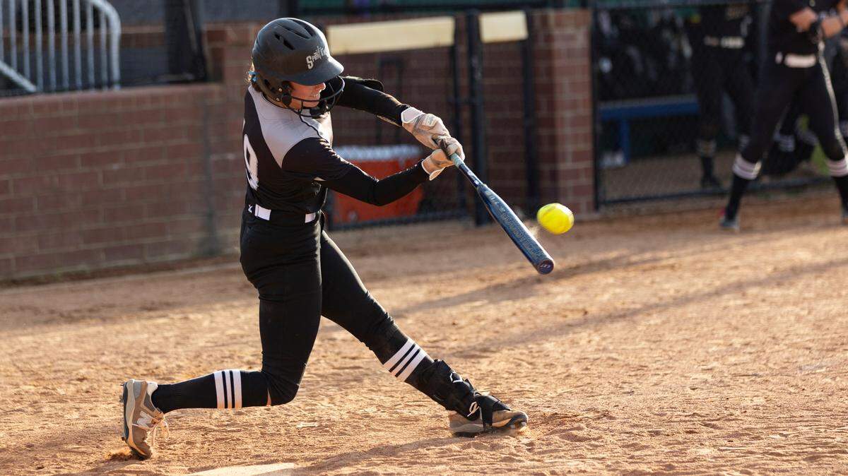South Warren’s McLaine Hudson, a junior Kentucky commit, smashed her 10th home run of the season against Great Crossing in the Spartans’ 10-0 win over the Warhawks at Great Crossing High School in Georgetown, Kentucky, on Saturday, April 26, 2025.