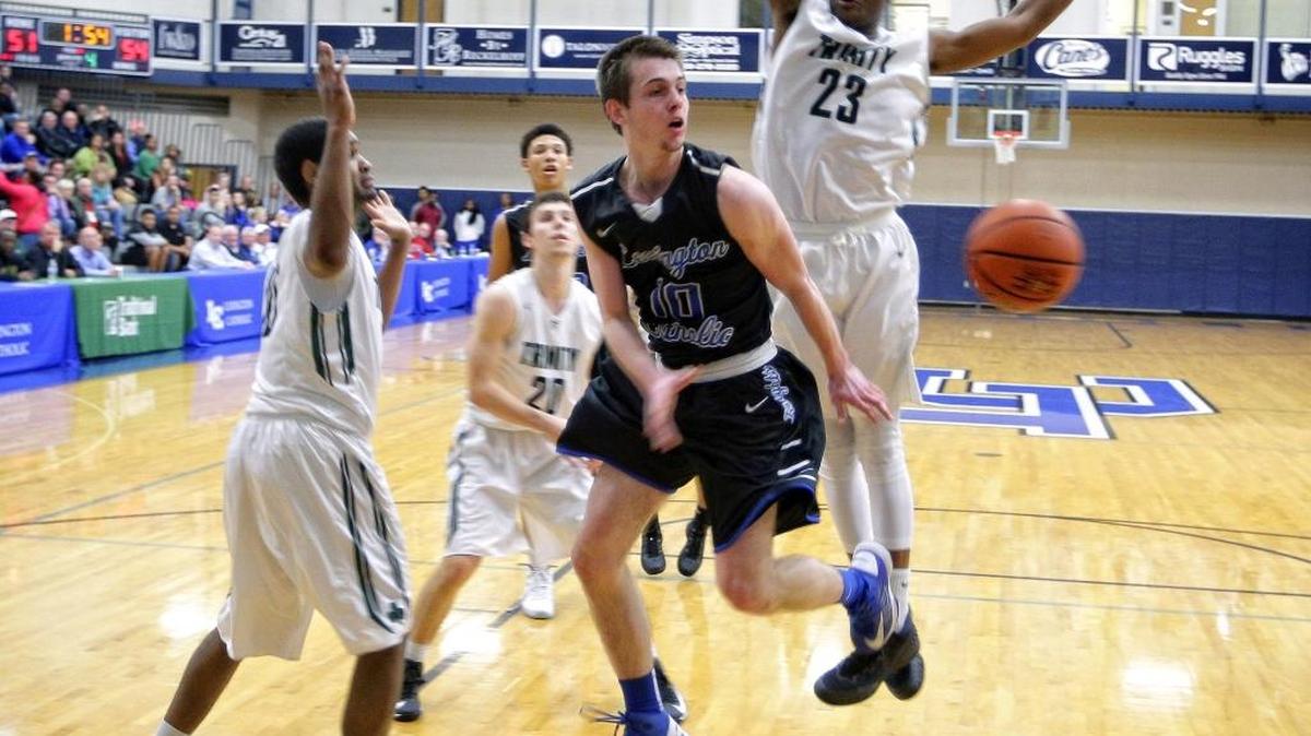 Luke Johnson averaged a team-high 23.2 points and shot 48 percent from the field last season for Lexington Catholic.