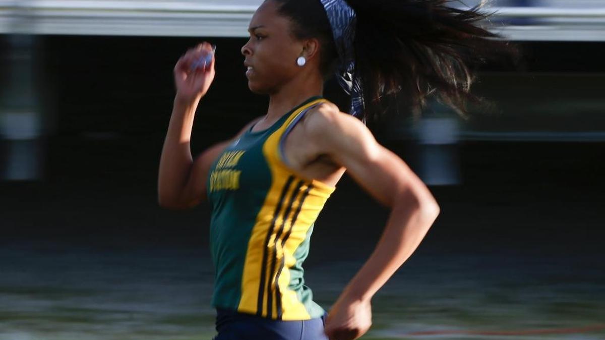 Bryan Station’s Brooke Raglin won the girls’ 100-meter dash during the Class 3A, Region track and field meet on Friday, May 13, 2016, in Lexington.