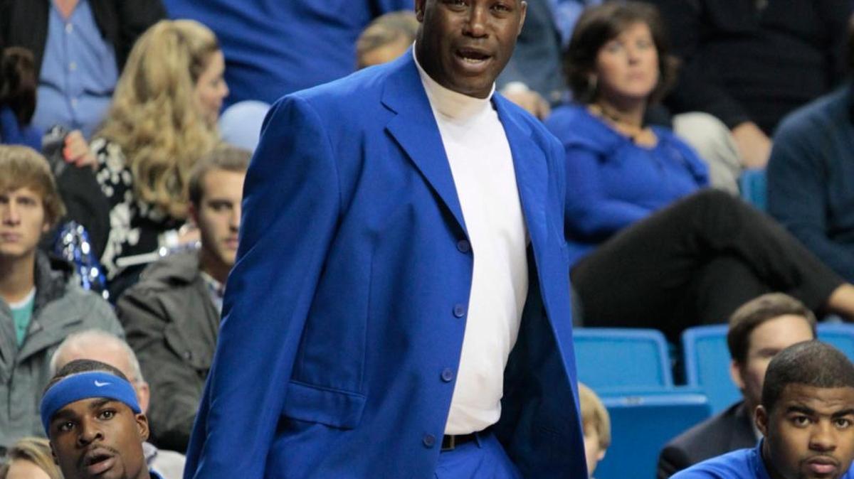 Dale Brown led his squad from Dillard University in a preseason exhibition game against Kentucky in Rupp Arena in 2010.
