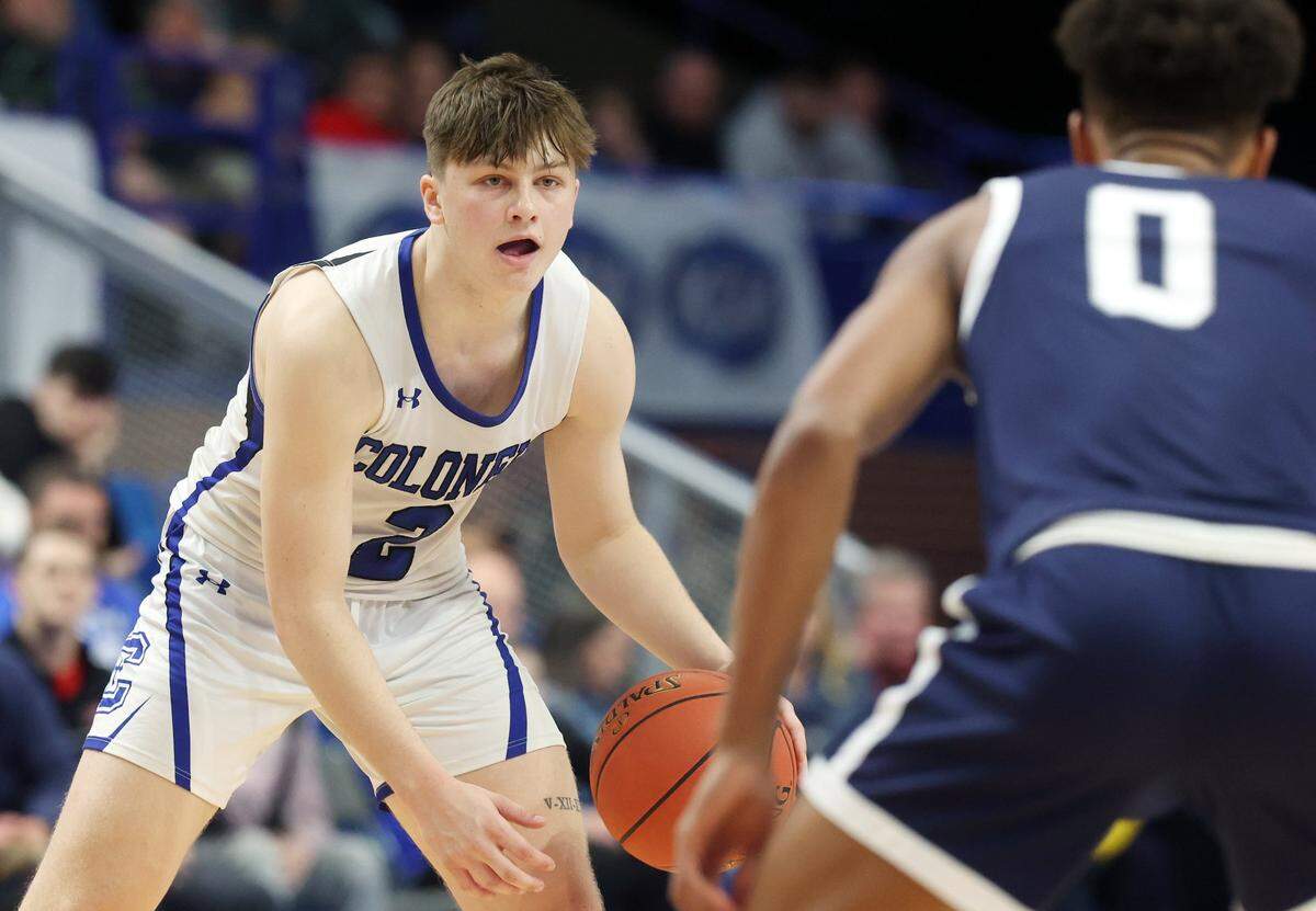 Covington Catholic’s Evan Ipsaro (2) shared the 9th Region player of the year award with Jacob Meyer of Covington Holy Cross.
