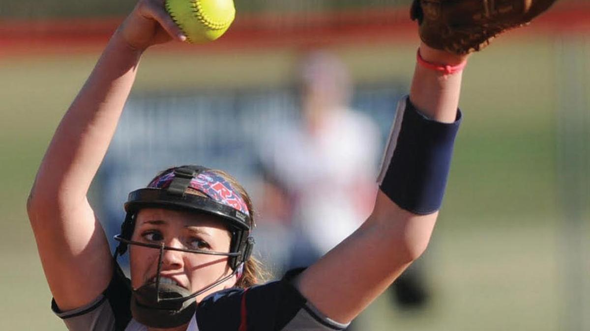 Sophomore Montana Fouts has pitched nine perfect games for East Carter this season.