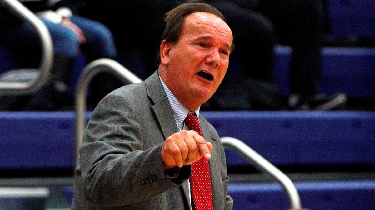 Scott County head coach Billy Hicks in a winning effort against 11th region rival Henry Clay in the Al Prewitt Gymnasium in Lexington, Ky., Friday, January 7, 2016.
