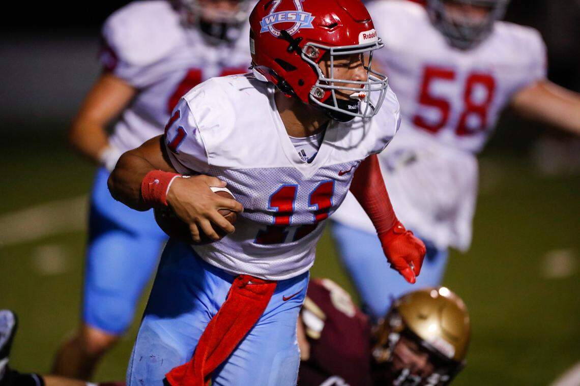 West Jessamine quarterback Jacob Jones has totaled almost 100 career touchdowns passing and rushing.