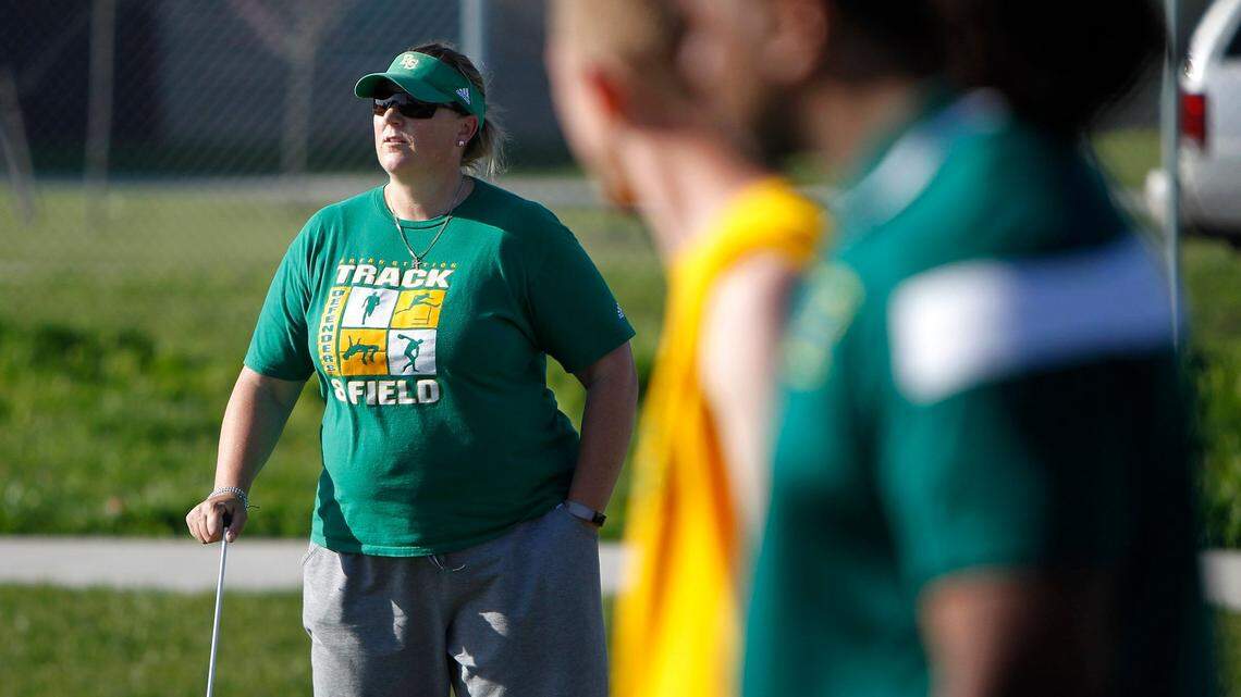 Kathy Dodsworth (nee Broadnax) has been head coach of Bryan Station High School’s boys’ and girls’ track and field teams on and off for a number of seasons, including last school year. She and her staff were relieved of their duties last week during the indoor track season.