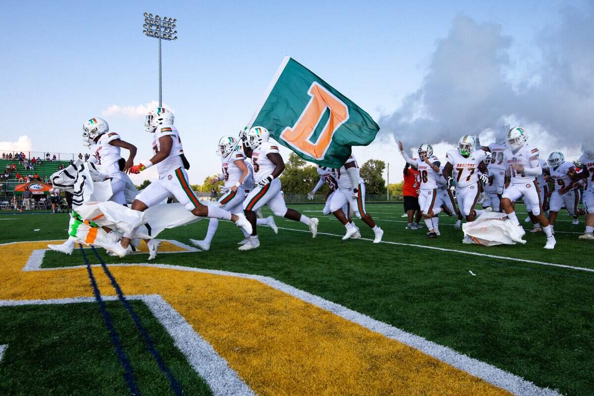 No. 3 Frederick Douglass welcomes No. 1-ranked Trinity, the defending state champions in Class 6A, to Lexington on Friday night. Trinity beat Douglass 14-7 in last season’s state semifinals.