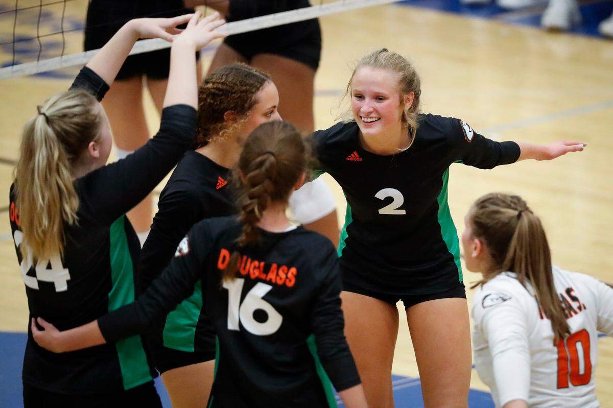 Jamison Gordon (2) of Frederick Douglass was honored with a pair of awards on Tuesday.