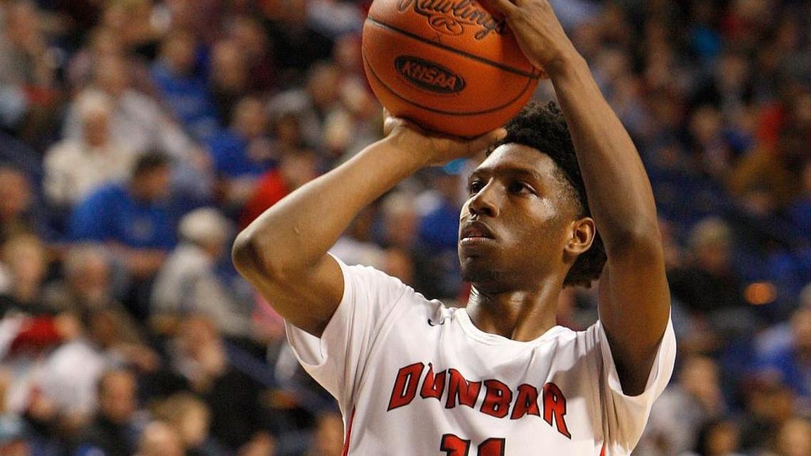 Paul Laurence Dunbar senior Taveion Hollingsworth announced Wednesday that he’ll play collegiately at Western Kentucky University.