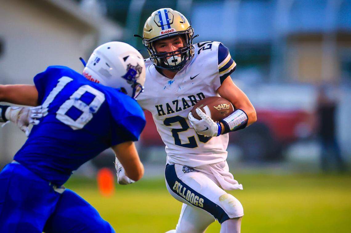 Hazard senior Max Johnson has been a two-way standout his entire career and leads the team in both rushing yards and tackles.