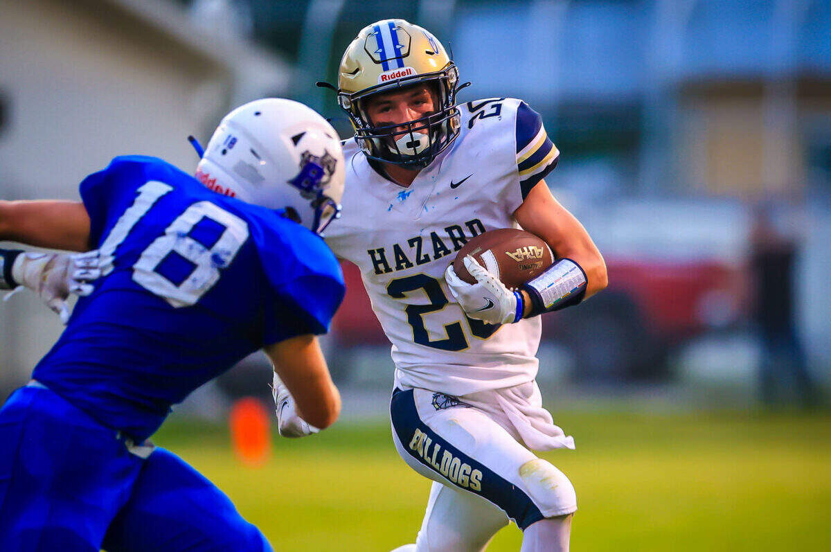 Hazard senior Max Johnson has been a two-way standout his entire career and leads the team in both rushing yards and tackles.