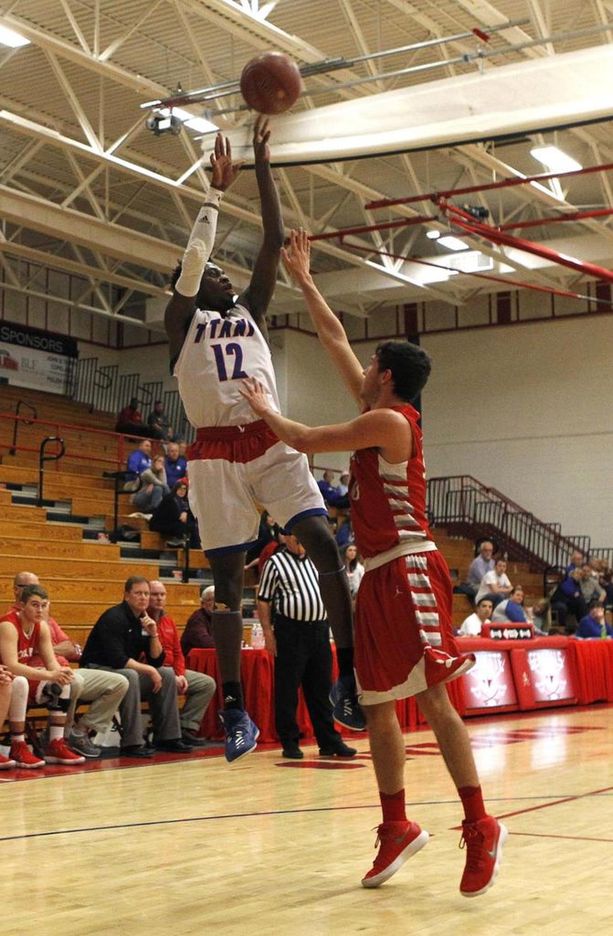 Mercer County's Trevon Faulkner shot against Corbin Saturday during the Jock Sutherland Classic at Lafayette High School.
