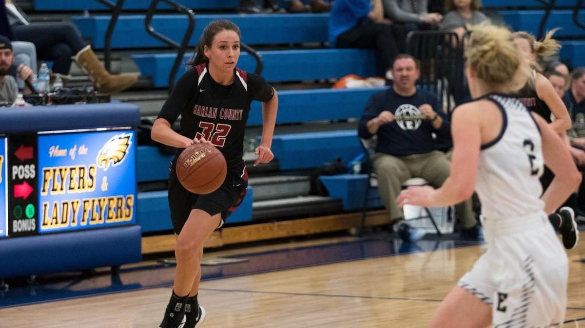 Harlan County's Blair Green (32). Elizabethtown defeated Harlan County 65-46 in Franklin County High School gym on Saturday Jan. 6, 2018 in Frankfort, Ky.