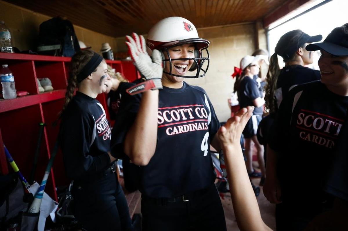 Kennedy Sullivan, a Western Kentucky University signee, is Scott County's ace on the mound.