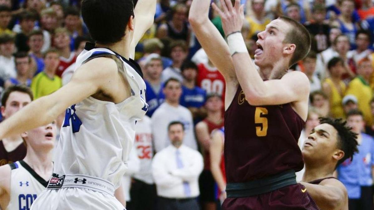 Cooper's Adam Kunkel, scored in the lane as Covington Catholic hosted Cooper on Wednesday January 18, 2017 in Park Hills, Ky.