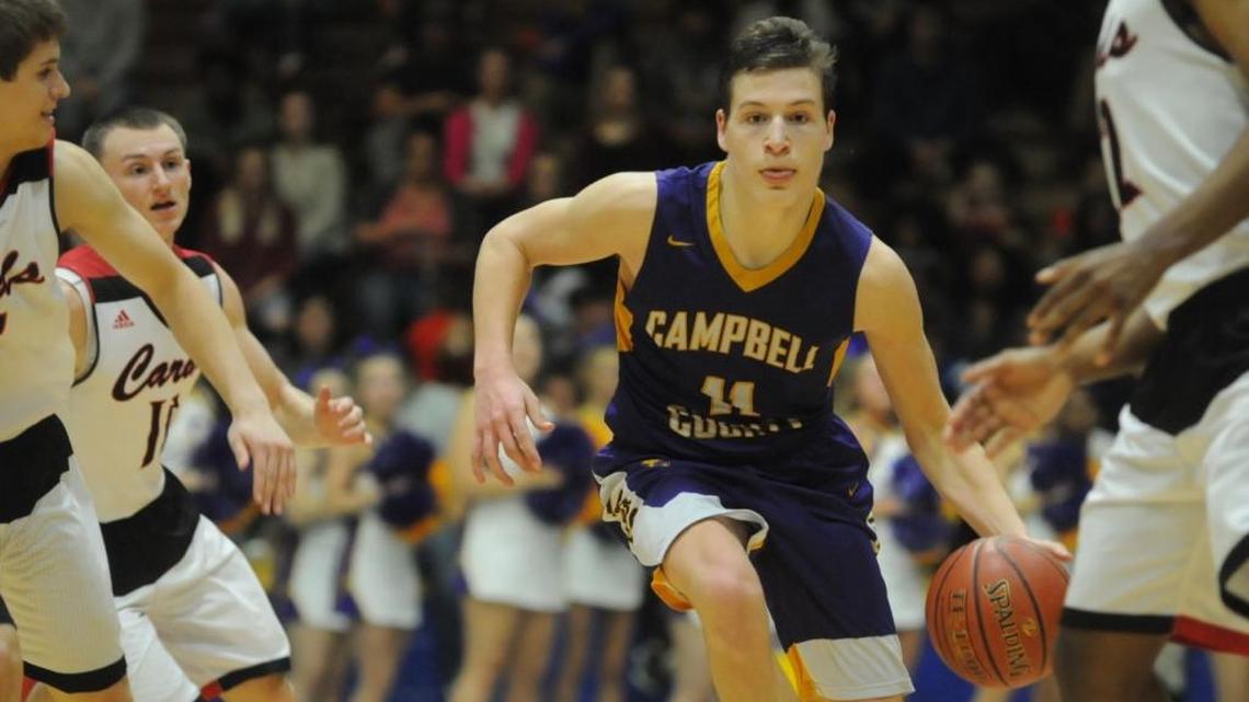Reid Jolly, a 6-foot-4 junior, leads Campbell County in scoring at 18.1 points per game.