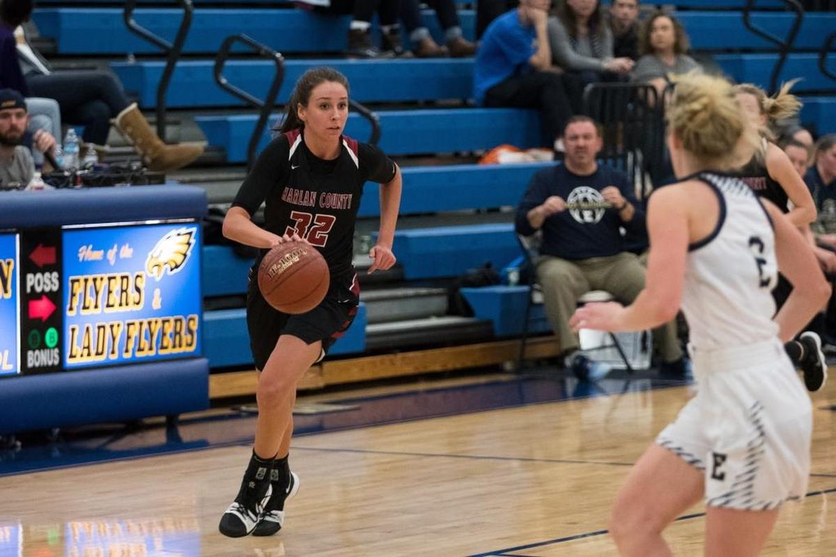 Harlan County’s Blair Green (32) was the only one of seven in-state players ranked in the top 70 nationally by ESPN HoopGurlz in the past three recruiting classes to sign with the University of Kentucky.