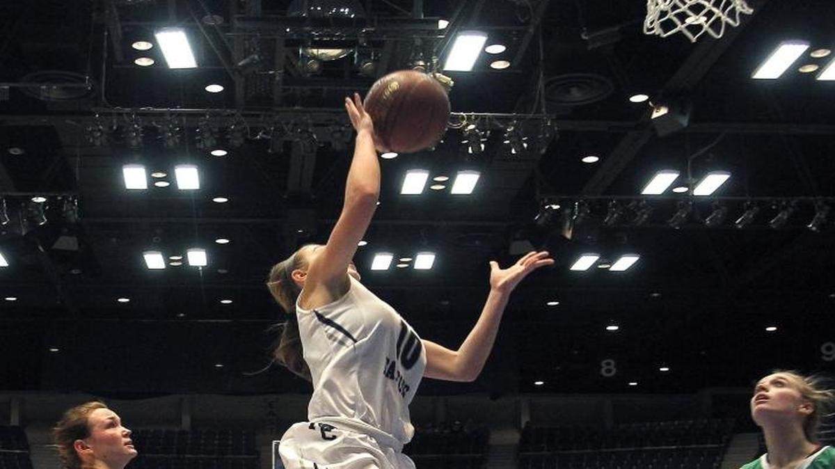 Monroe County's Reagan Turner, the All “A” Classic MVP, shot against Harlan in the finals of the All "A" Classic at Frankfort Convention Center in Frankfort, Ky., Sunday, January 29, 2017.