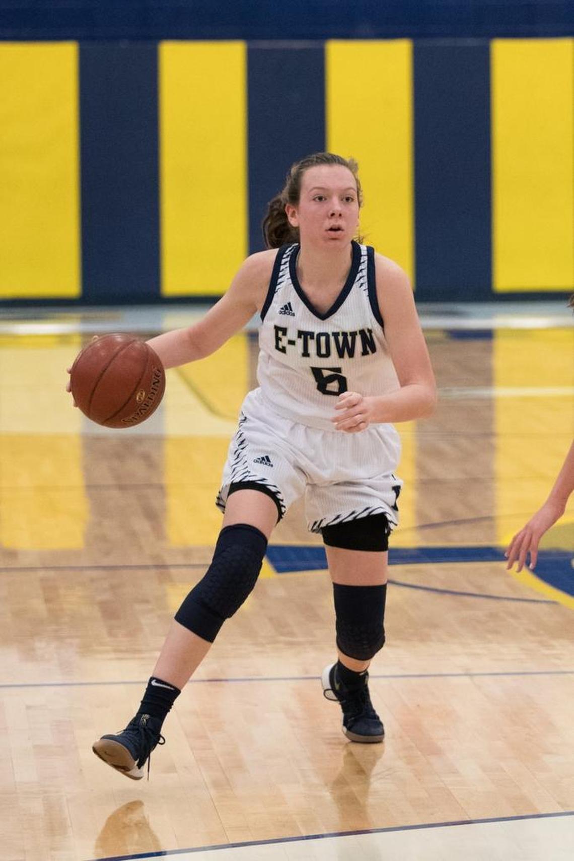 Elizabethtown's Whitney Hay (5). Elizabethtown defeated Harlan County 65-46 in Franklin County High School gym on Saturday Jan. 6, 2018 in Frankfort, Ky.