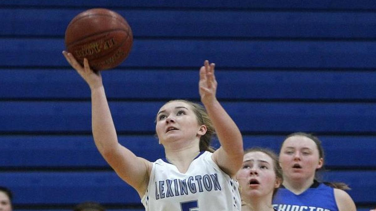 Lexington Christian Academy's Bethany Selby shoots against Lexington Catholic at LCA gymnasium in Lexington, Ky., Friday, February 3, 2017.