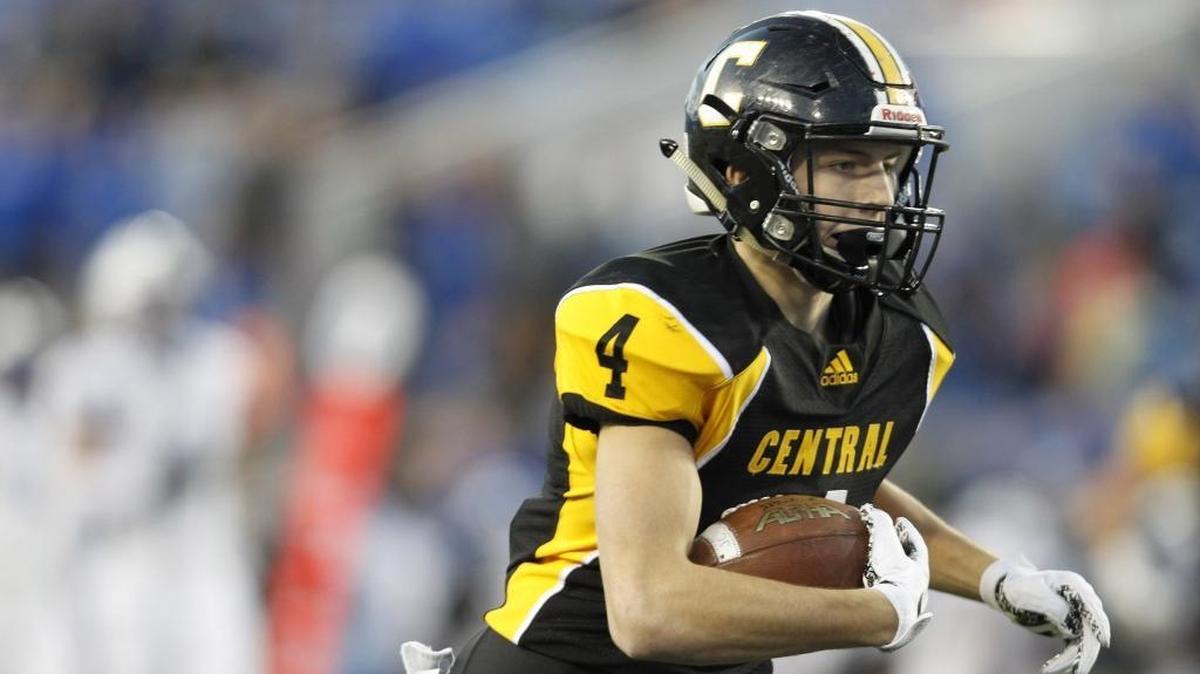 Johnson Central’s Seth Dalton ran for a touchdown against Franklin-Simpson in last year’s Class 4A state championship game at Kroger Field. Franklin-Simpson won 35-21.