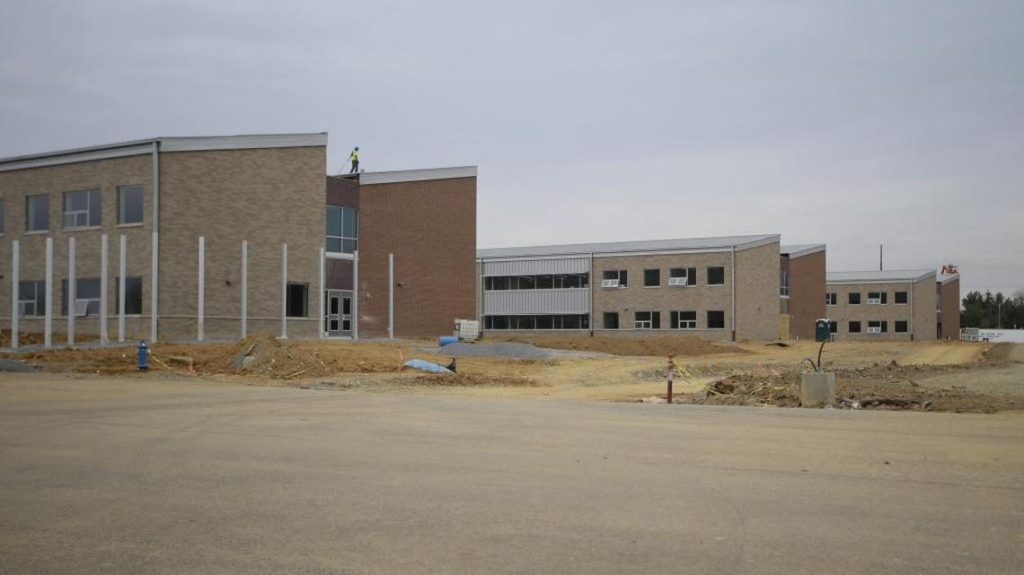 Construction of Frederick Douglass High School on Thursday November 3, 2016 in Lexington, Ky. Construction of the new high school out Winchester Road near Hamburg on Thursday November 3, 2016 in Lexington, Ky.