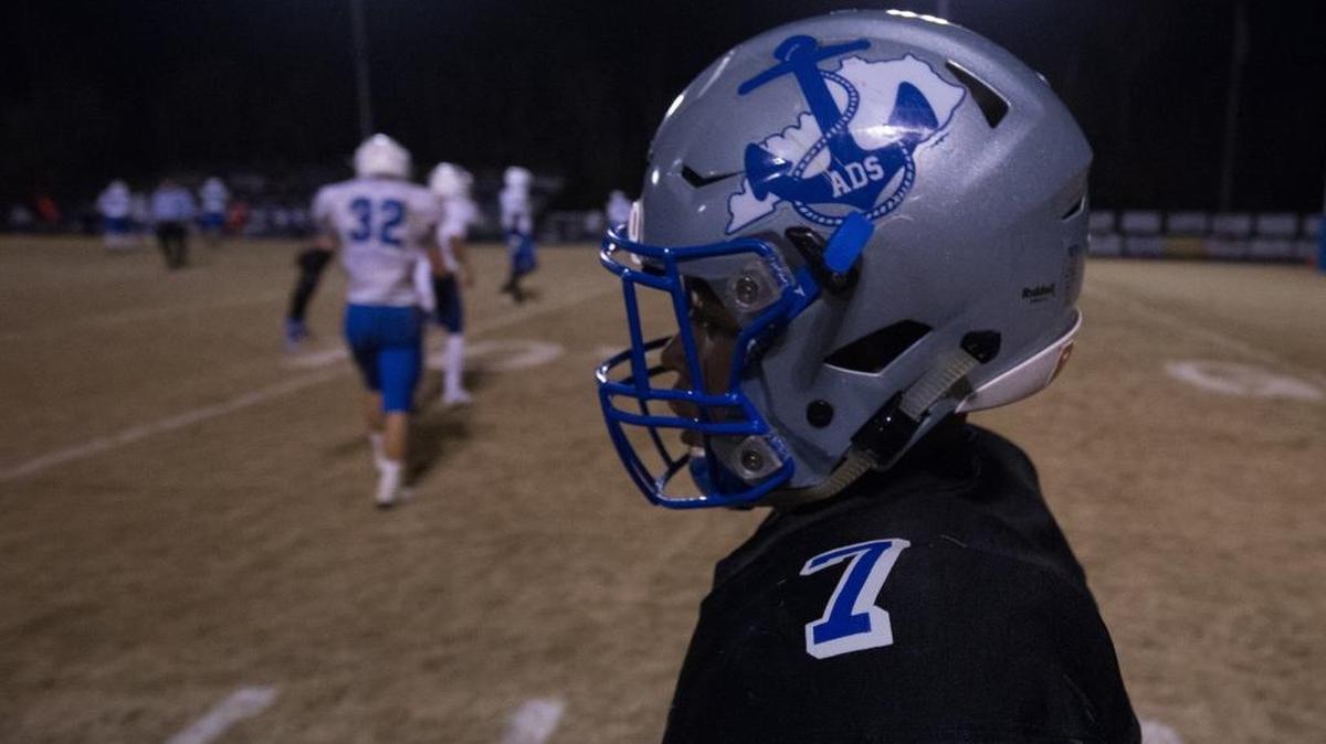 Danville's D’mauriae VanCleave (7) scored the final touchdown of the game as Danville hosted Lexington Christian on Friday Nov. 17, 2017 in Danville, Ky.