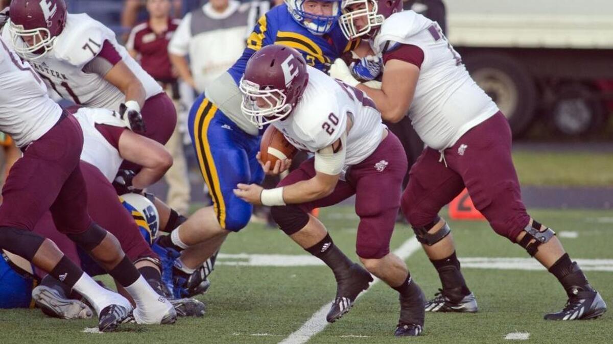 Eastern Kentucky's J.J. Jude scored three touchdowns and ran for 129 first-half points Satuday against the Eagles in Morehead.