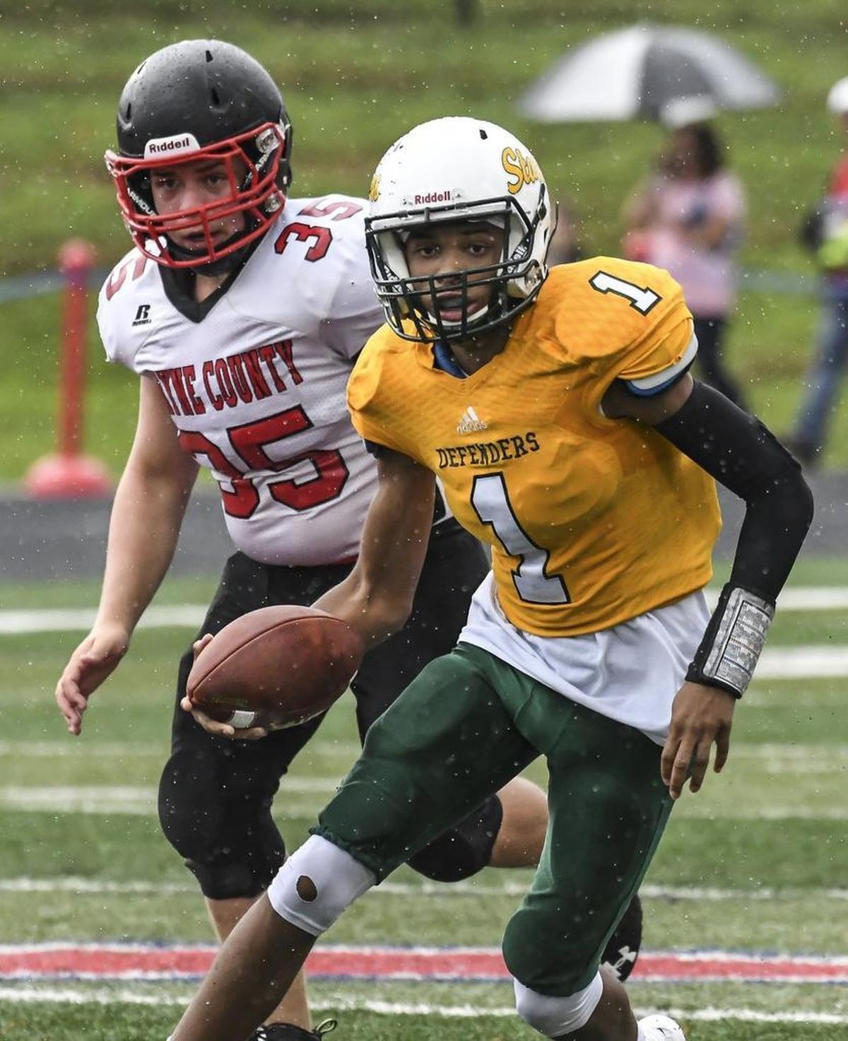 Bryan Station’s Jalen Burbage was honored by the KHSAA’s “Triple Threat Award” program due to his participation in football, basketball and track-and-field.