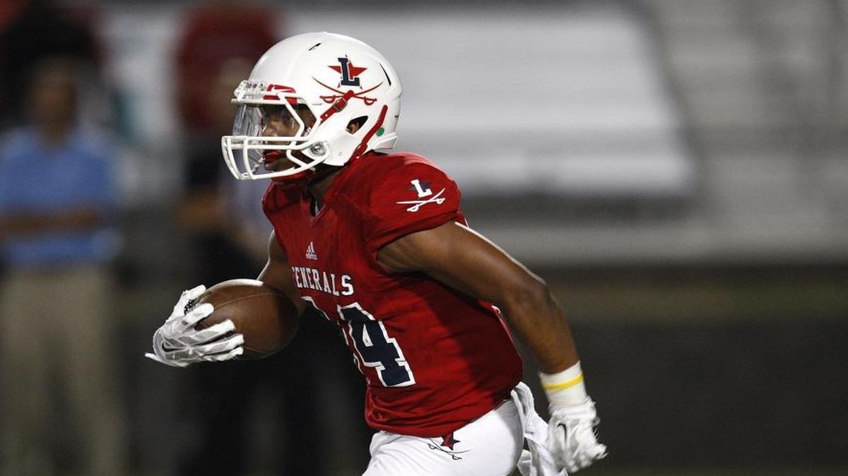 Lafayette's Cameron Morgan ran against Paul Laurence Dunbar in the Kickoff Classic at Toyota Stadium in Georgetown on Aug. 19.