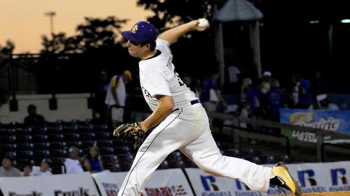 Campbell County Pitcher Alex Franzen gave up zero earned runs as the Camels moved on in Rawlings/KHSAA State Baseball Tournament after a 5-1 over Ohio County on June 10, 2016.