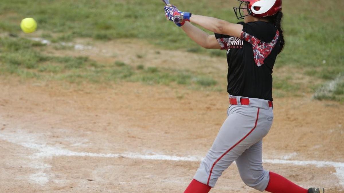 Scott County's Princess Valencia knocked a 2 rbi double in the 3rd inning as Scott County defeated Woodford Co 4-1 to win the 11th region championship on Wednesday June 1, 2016 in Richmond, Ky.