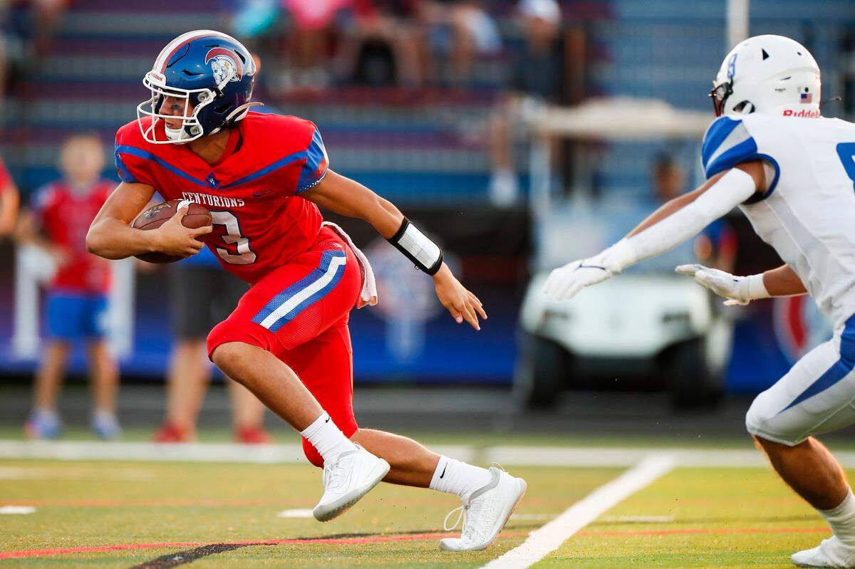 Christian Academy-Louisville’s Cole Hodge has passed for 45 touchdowns and rushed for nine this season.