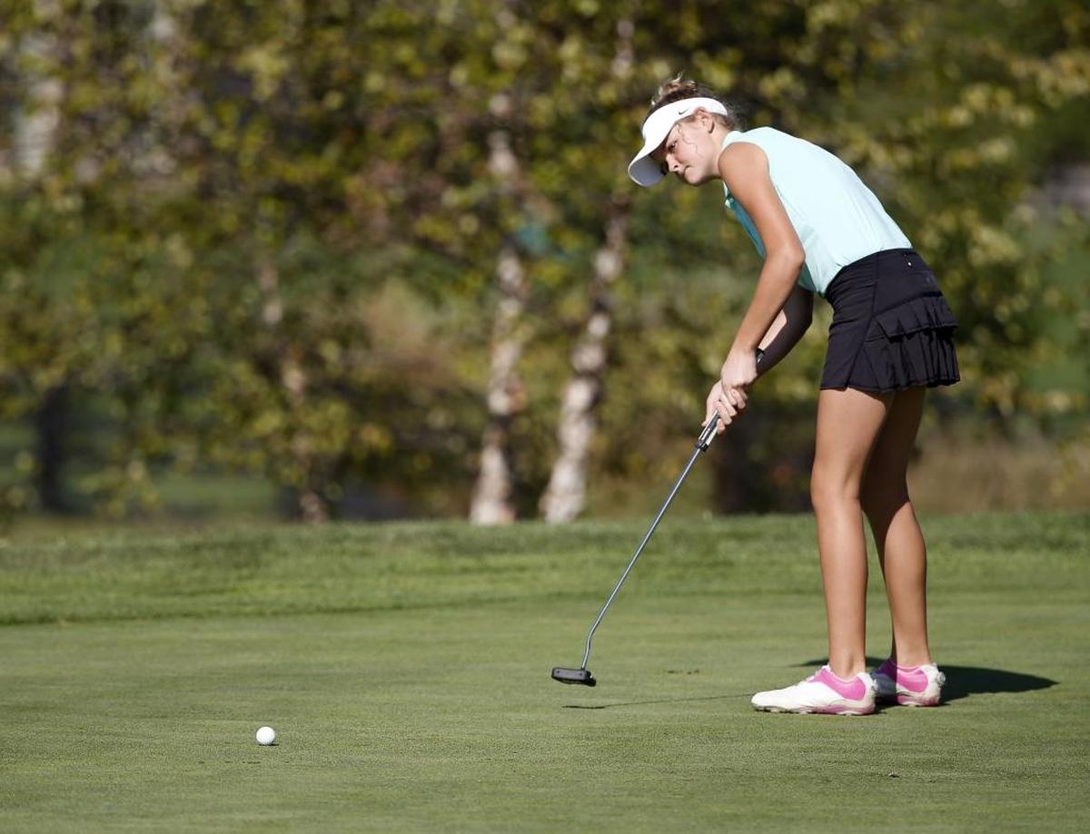 Laney Frye, a high school junior-to-be from Nicholasville, earned her spot in next week's Junior PGA Championship by winning a qualifier at Kearney Hill last month.