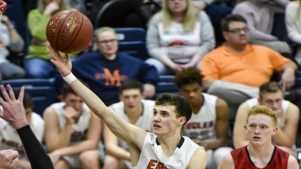 Madison Southern's Shawn Short drove to the basket during a 61-52 win over Whitley County on Feb. 16. On Friday, Short scored 11 points in the Eagles’ 44th District Championship win over Madison Central.