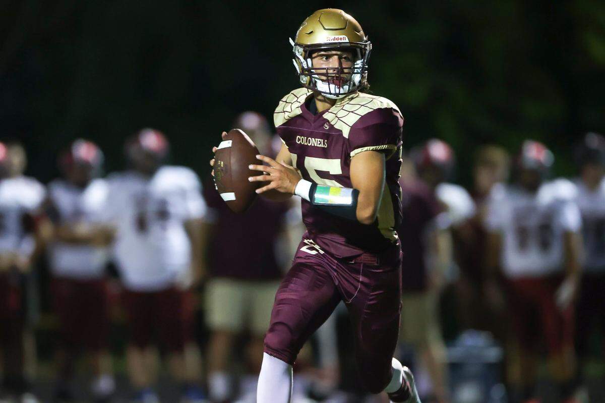 Bourbon County’s Clay Estes has thrown for 1,687 yards and 12 touchdowns this season and produced another 394 yards and 11 TDs rushing.