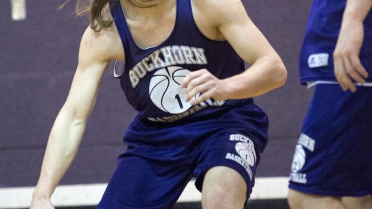 Shannon Blank and his Buckhorn teammates are “in on the joke” by sporting mullets.