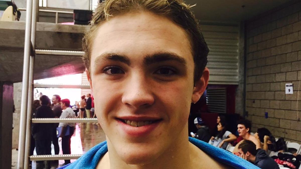 Lexington Catholic swimmer Zach Hils.