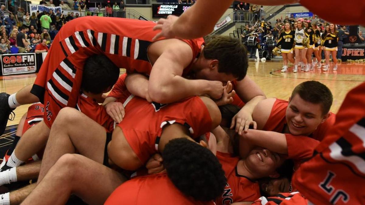 Lawrence County celebrated the school’s first-ever 15th Region championship.