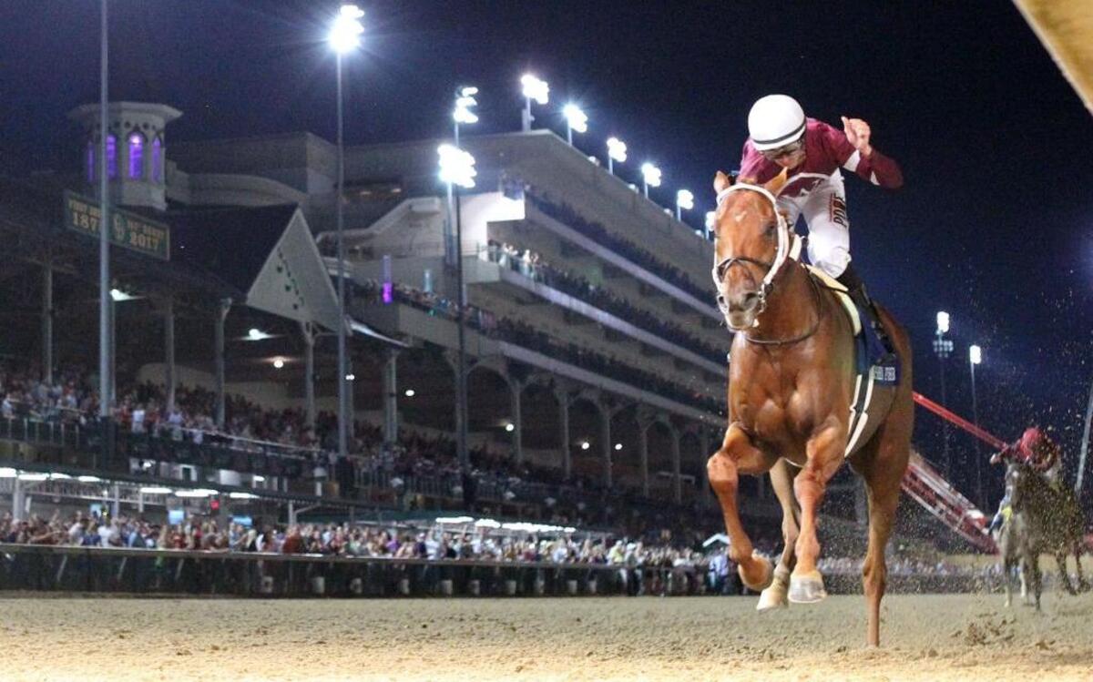 Gun Runner won the Stephen Foster at Churchill Downs.