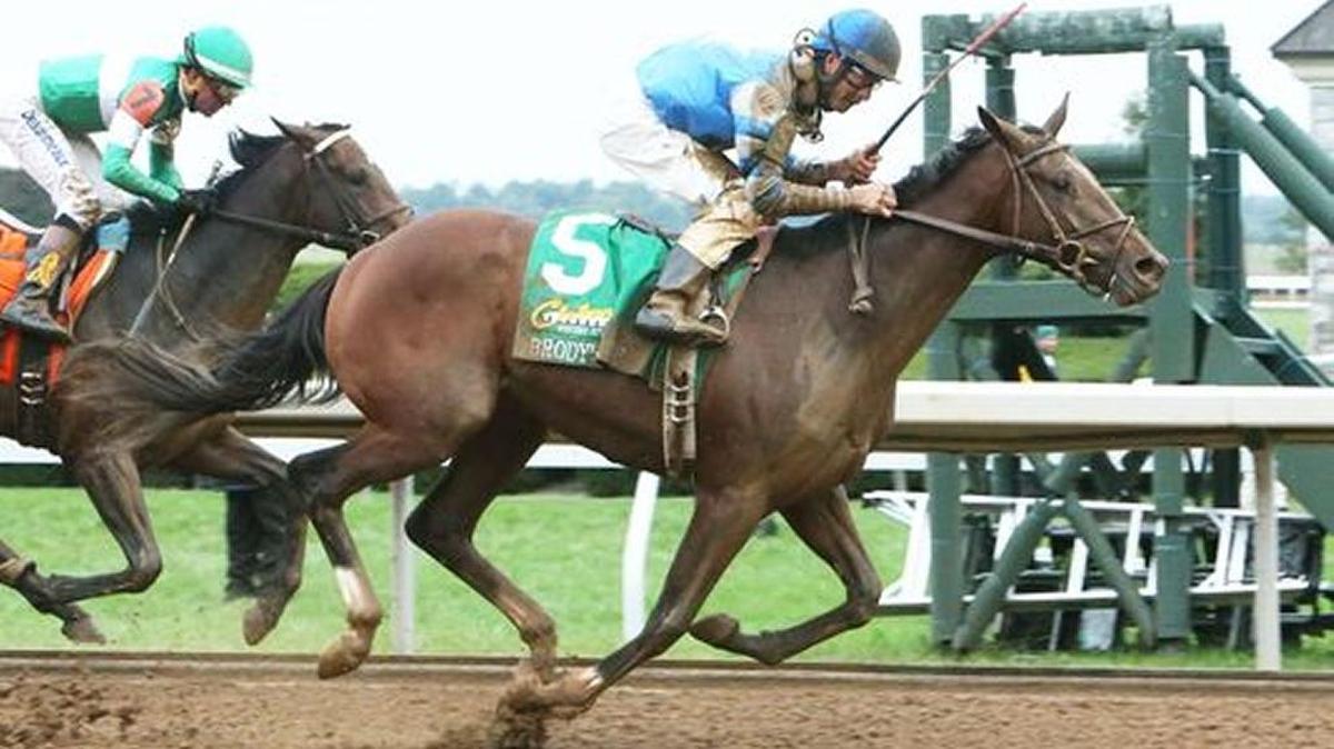 Brody’s Cause won the Grade I Claiborne Breeders’ Futurity at Keeneland last October.