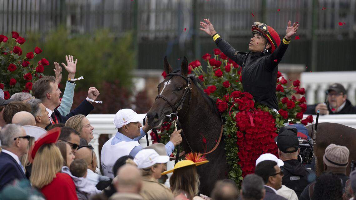 Kentucky Derby winner Golden Tempo won’t race in the Preakness Stakes