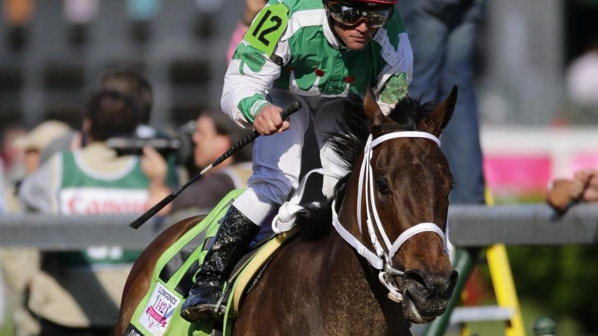 Cathryn Sophia with Javier Castellano up, wins the Kentucky Oaks on Friday May 6, 2016. The daughter of Street Boss will miss the Breeders’ Cup World Championships at Santa Anita Park Nov.4-5