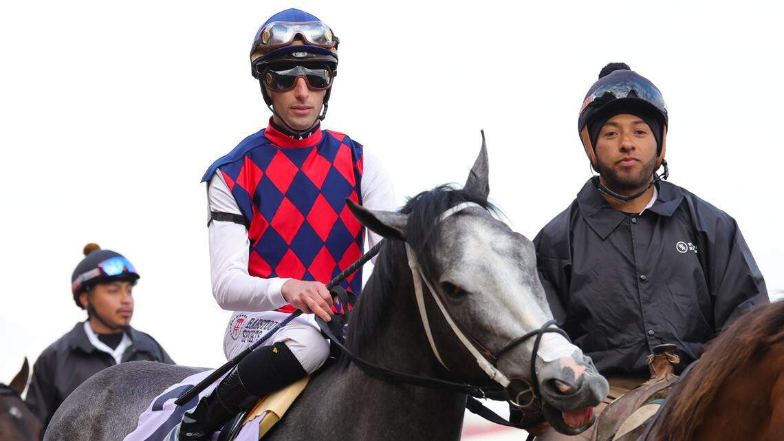 What happened when horse, jockey fell on the track just before the Kentucky Derby?
