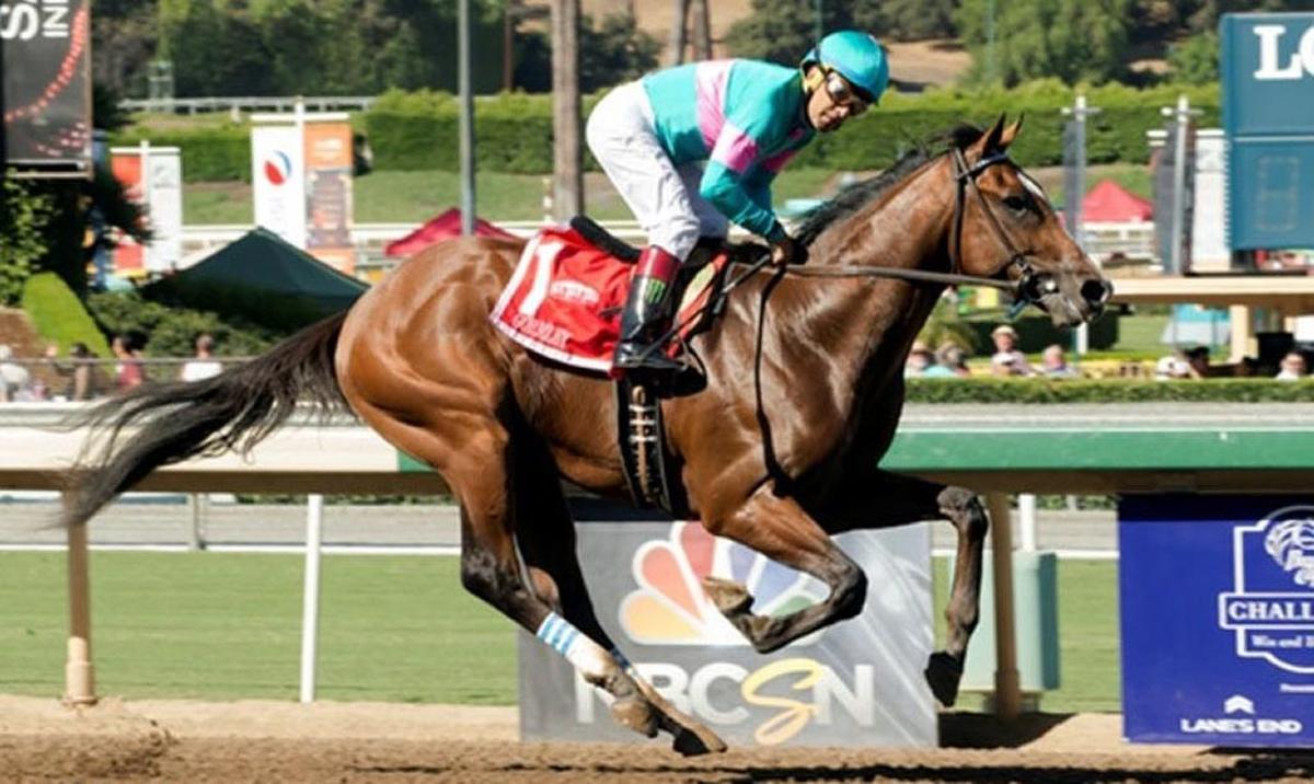 Gormley won the Santa Anita Derby in his most recent Kentucky Derby prep race.