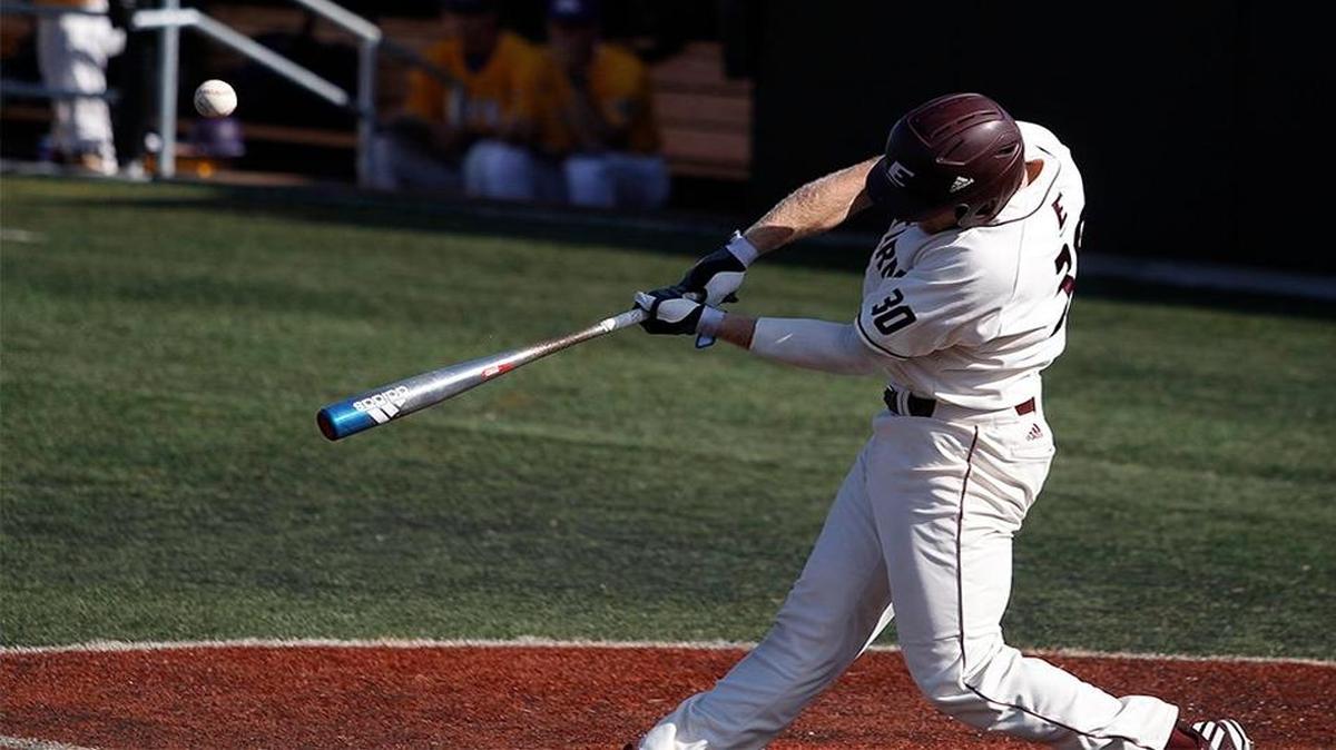 Eastern Kentucky’s Ben Fisher hit his 22nd home run of the season on Saturday against Tennessee Tech.